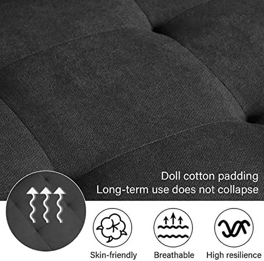 57" Tufted Loveseat and Chair Set of 2 M657