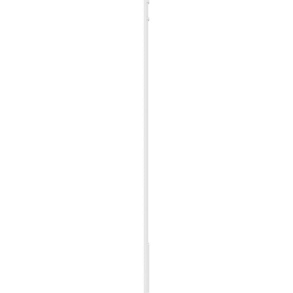 Raised Panel PVC Pilaster with Decorative Capital and Base (Pair) J288