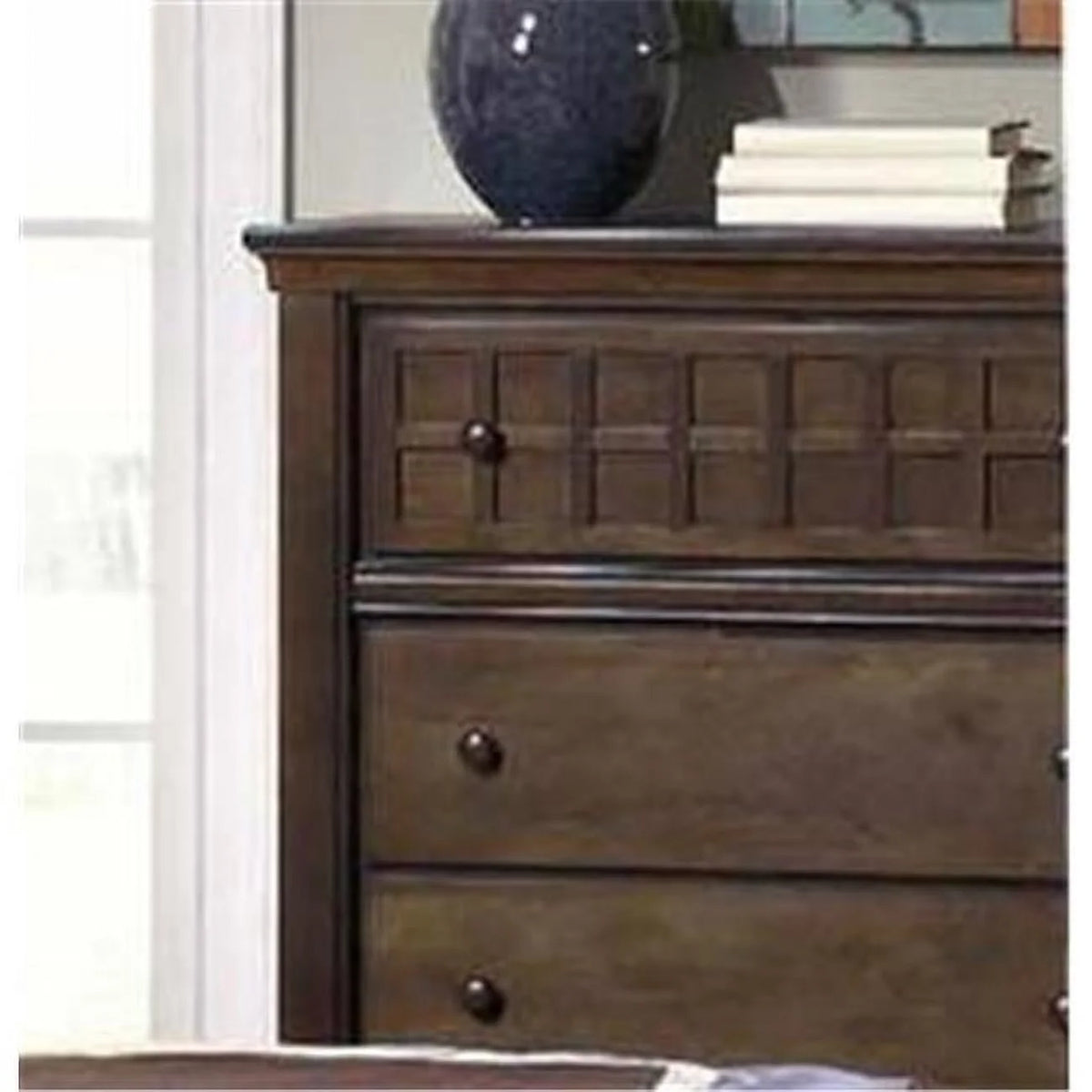 Walnut Five Drawer Chest V10415