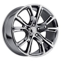 18x22 PVD Black Chrome Wheel U808706