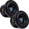 2 x 8 Inch Dual 4 Ohm Car Audio Subwoofer with Aluminum Die-Cast Basket Q1008