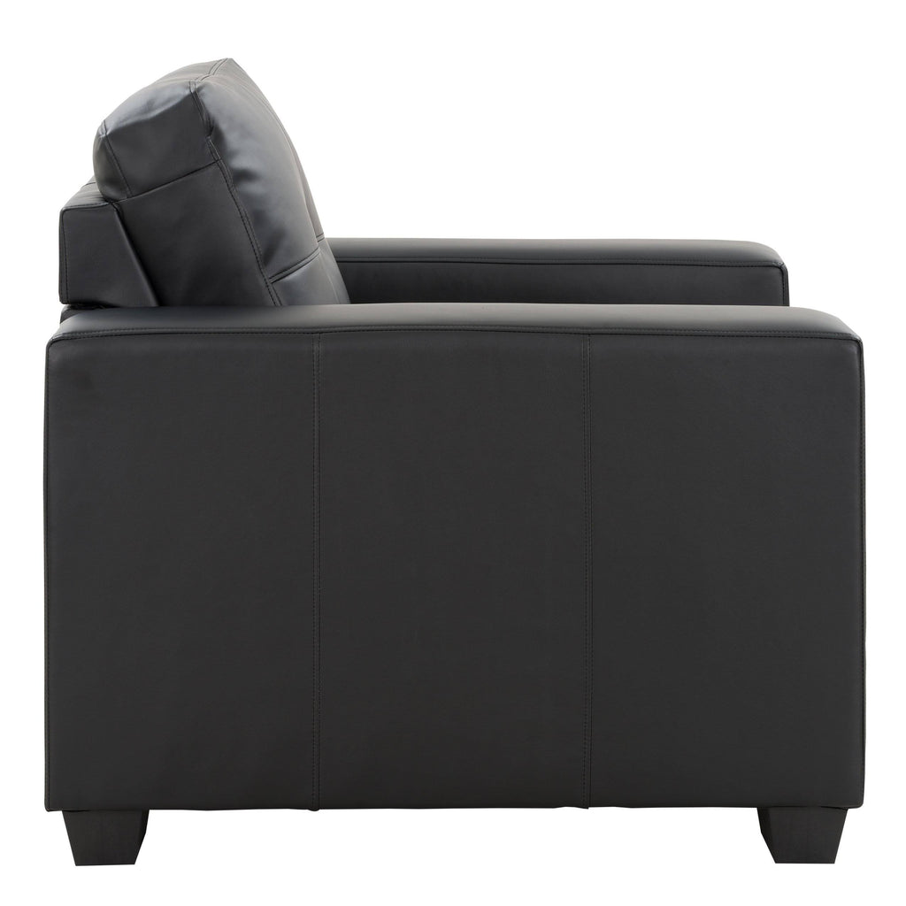 Tufted Bonded Leather Club Chair W38616
