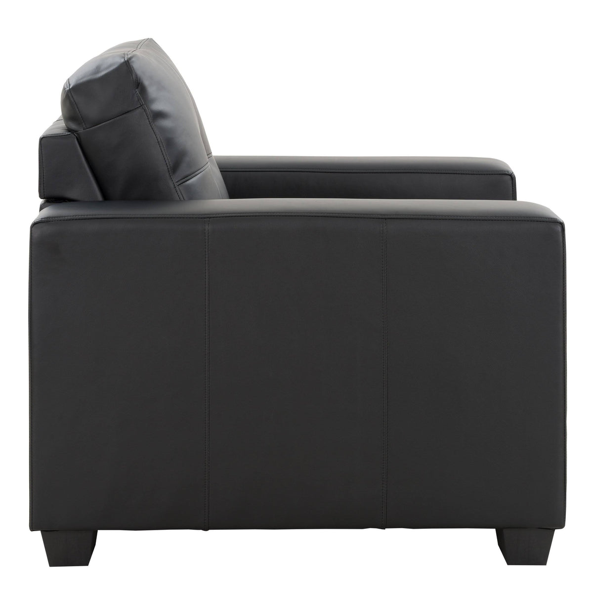 Tufted Bonded Leather Club Chair W38616