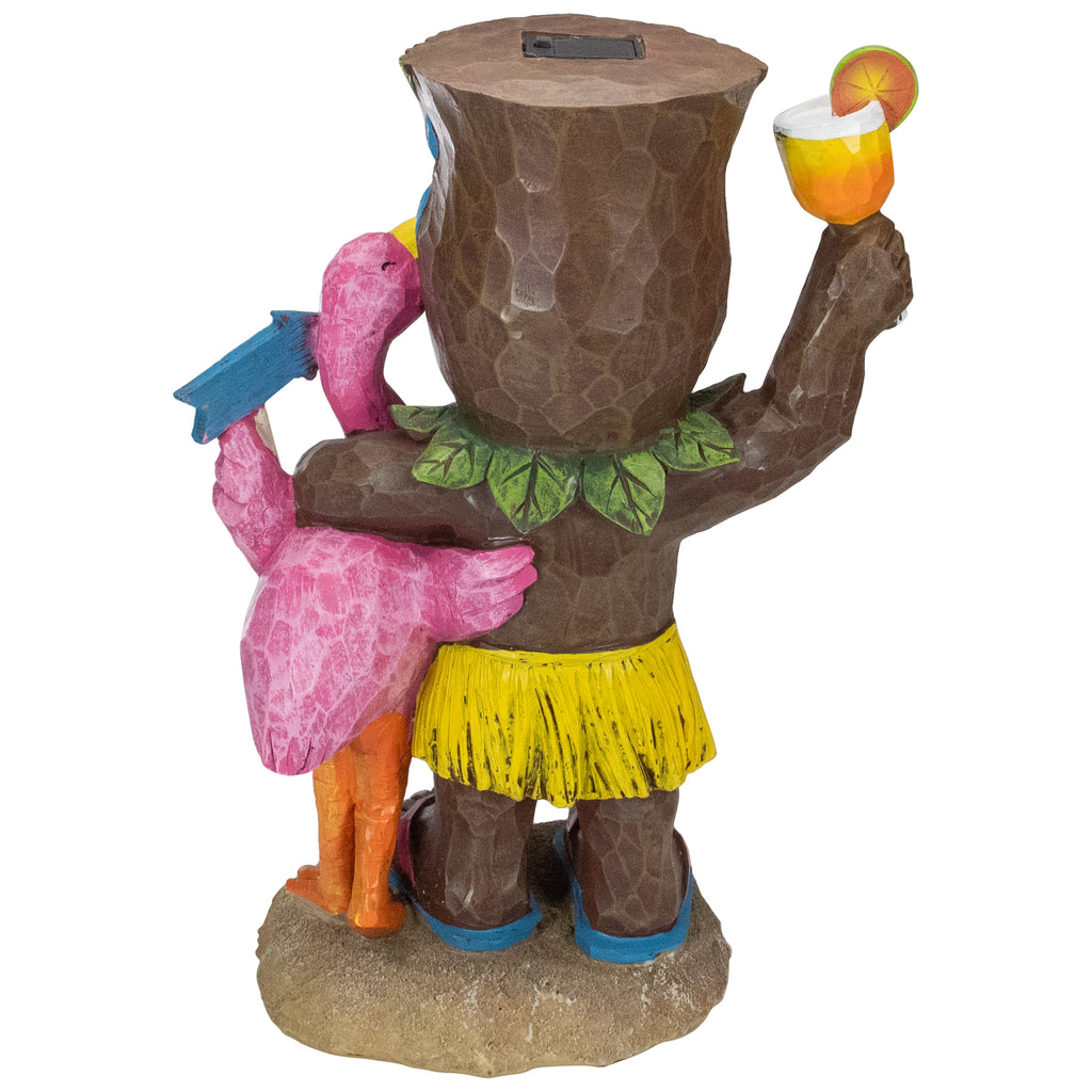 16" Solar Lighted Outdoor Garden Statue F534