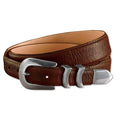 Bison Belt with Silver Buckle L953