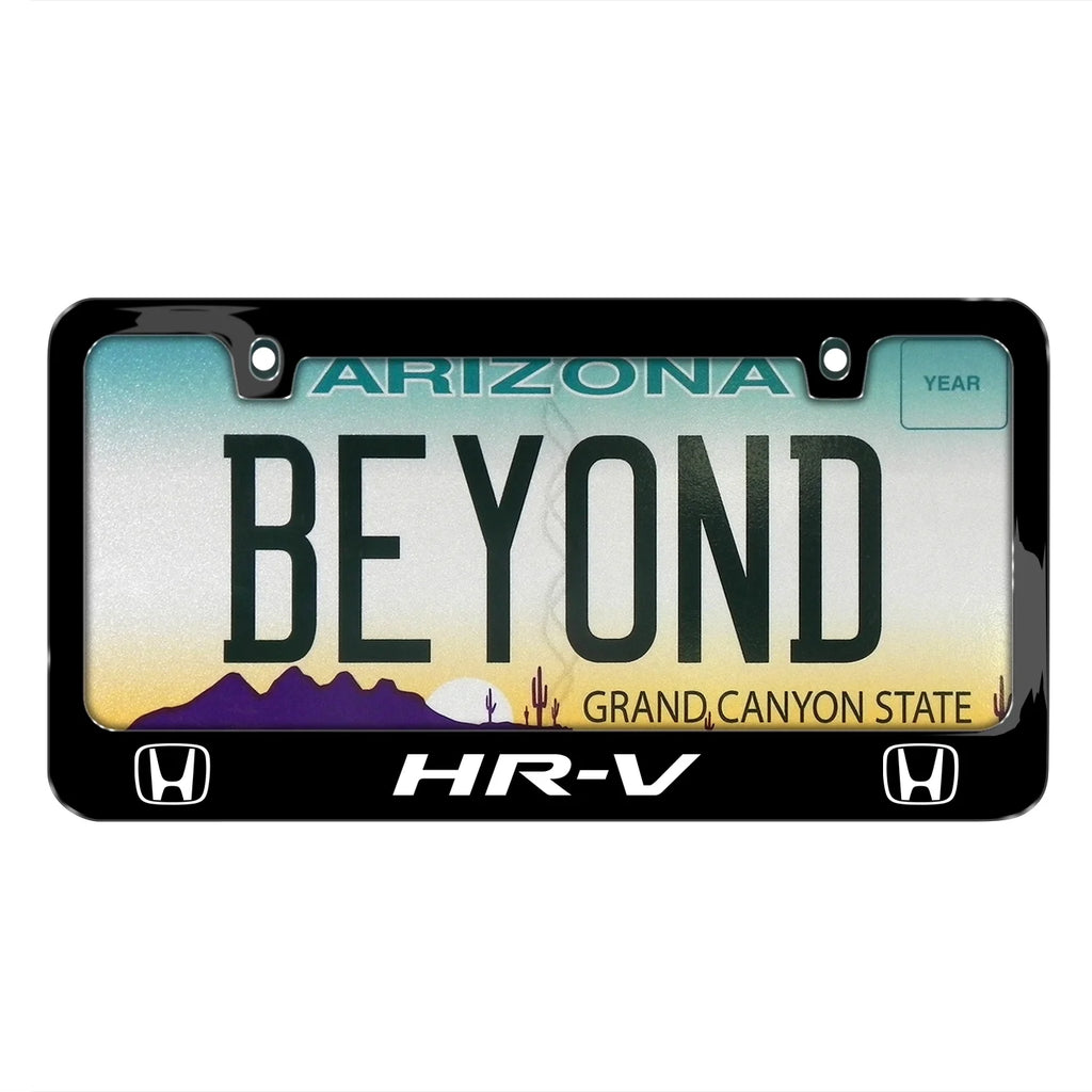 Black Metal License Plate Frame G481