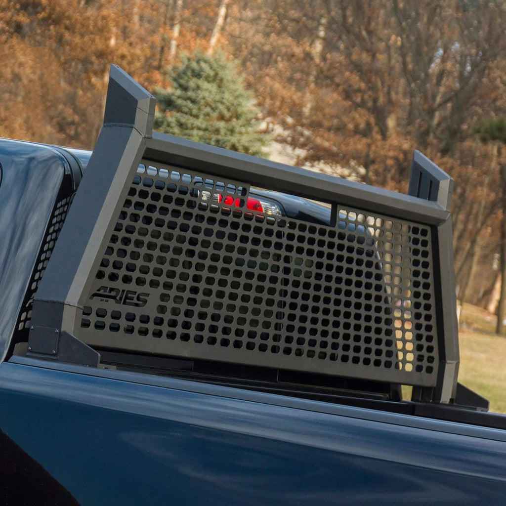 Black Aluminum Truck Headache Rack Cab Protector H435