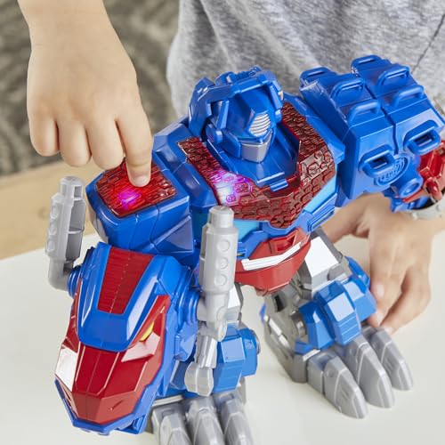 Optimus Prime T-Rex Converting Action Figure with Lights and Sounds U1143