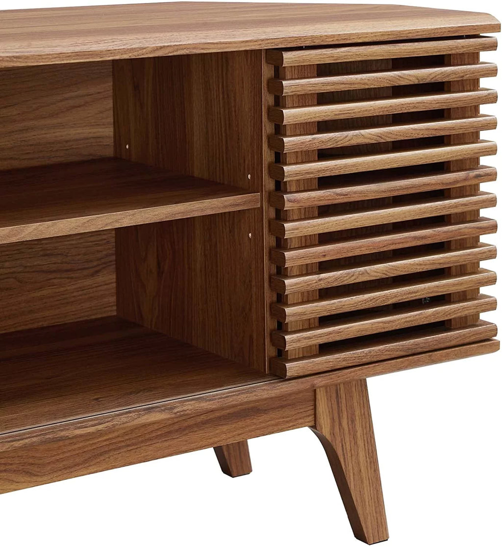Mid-Century Modern Corner TV Stand V898