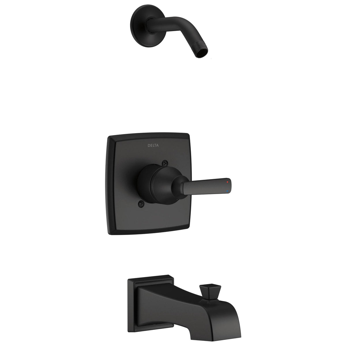 Matte Black Tub and Shower Trim O428107
