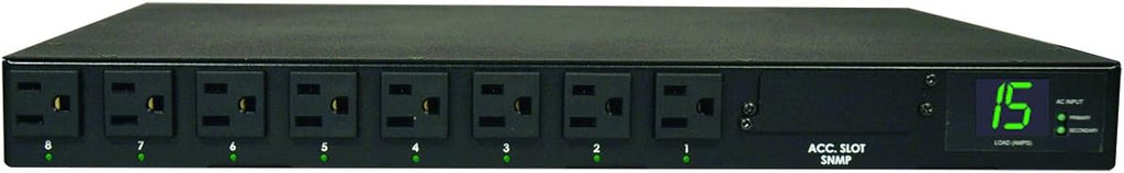 Metered PDU, 15A, 13 Outlets, 120V, 15 ft. Cord, 1U Rack-Mount Power R215161
