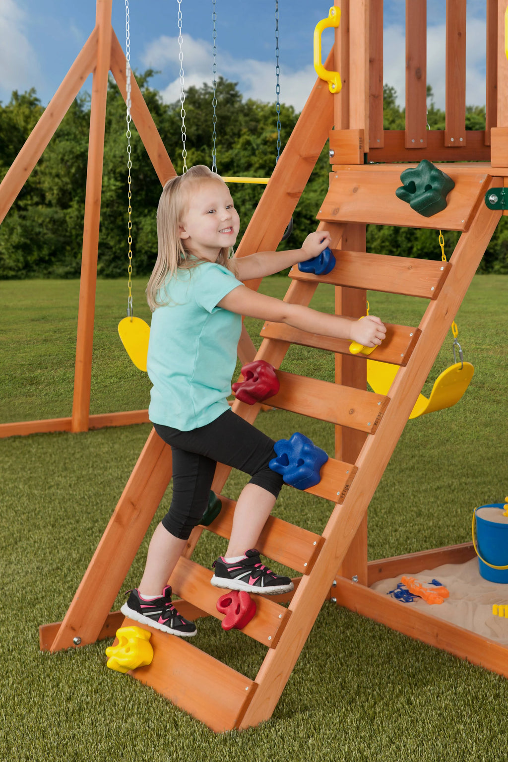 Wooden Swing Playset I245392