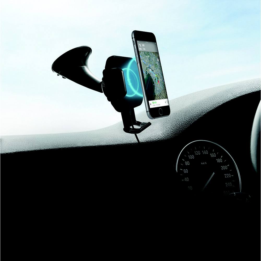 Wireless Smartphone Car Charger with Windshield Mount S581933