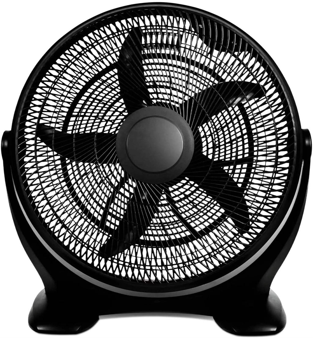 14 Inch 3-Speed Plastic Floor Fan, Black D152