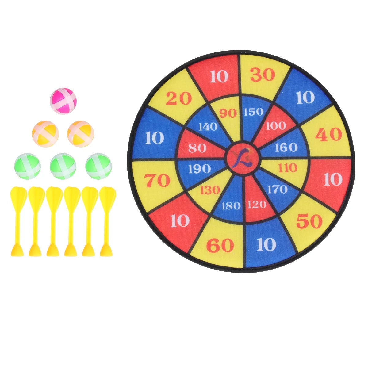 Flocking Dart Board with 4pcs Darts Dartboard Set K831568