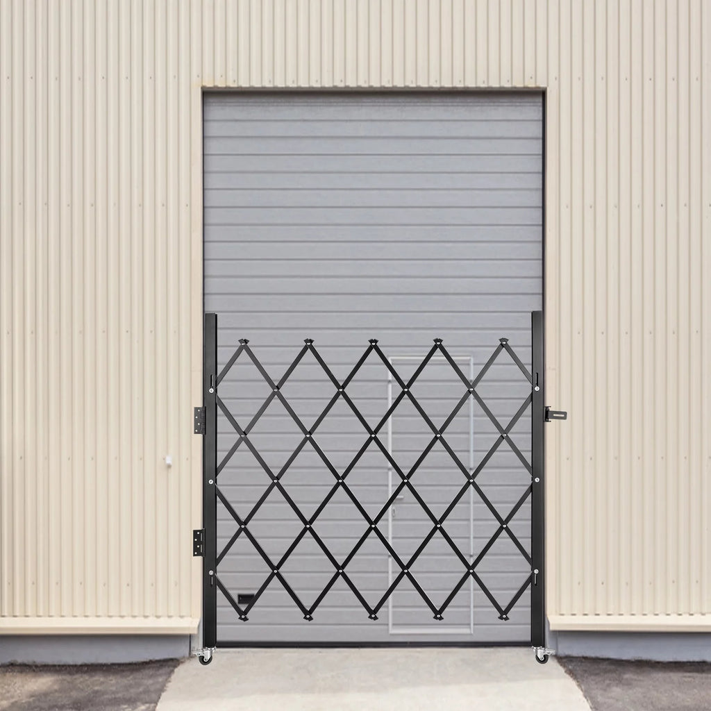 Folding Steel Security Gate with Padlock I1286