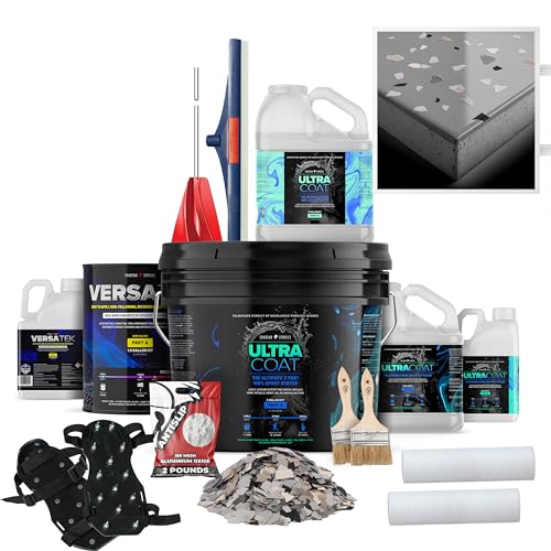 Epoxy Floor Kit for Concrete, 300-400 sq ft S253986