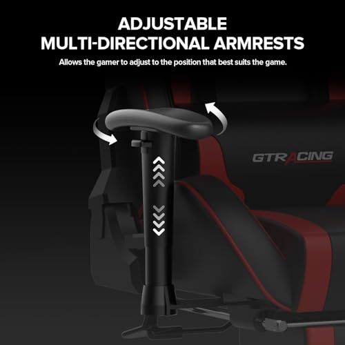 Gaming Chair with Footrest Speakers Bluetooth Ergonomic X57856