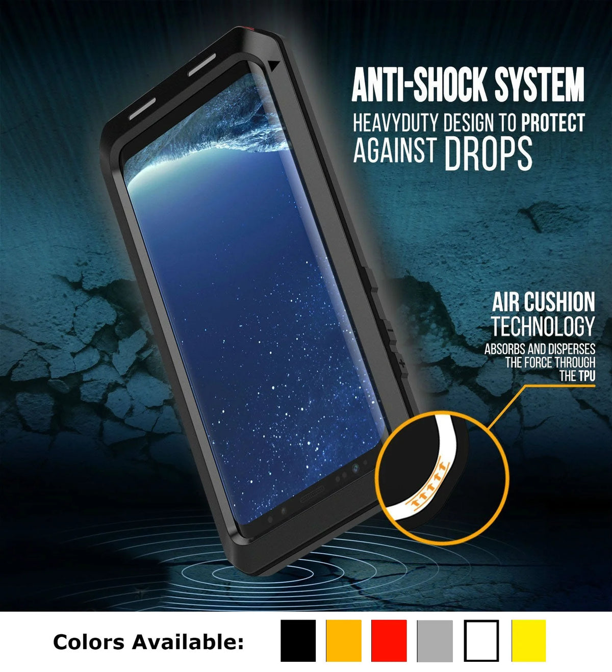 Heavy Duty Aluminum Metal Case for Samsung Galaxy Note 10 A217831