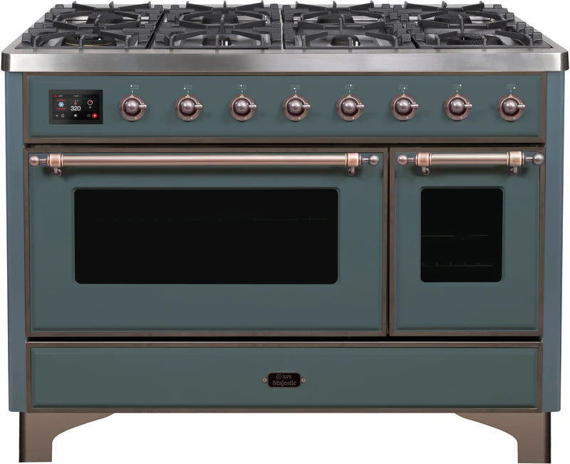 Blue Grey Dual Fuel Natural Gas Range B7270