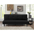 Black Polyester Sofa Bed H312