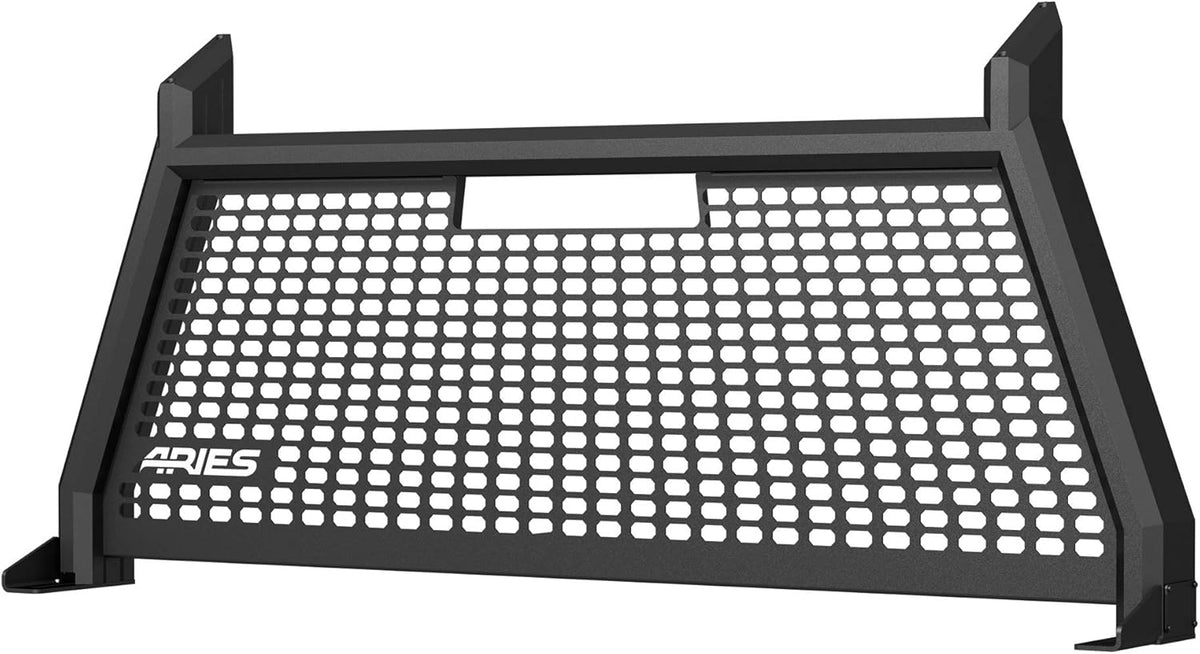 Black Aluminum Truck Headache Rack Cab Protector H435