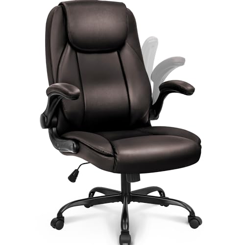 Ergonomic High Back Office Chair with Flip-up Arms E274545