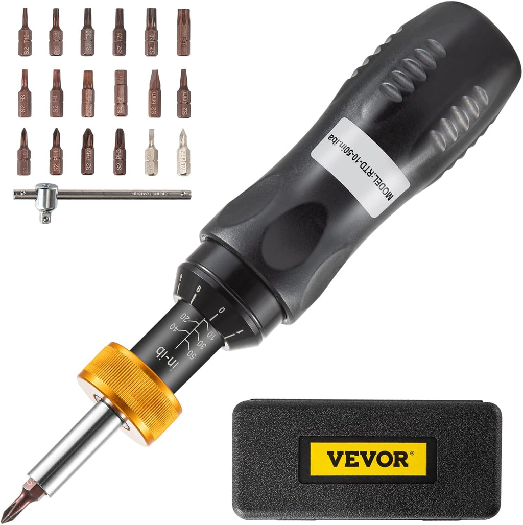 Torque Limiting Screwdriver 10-50 in-lbs Pack of 2 H651