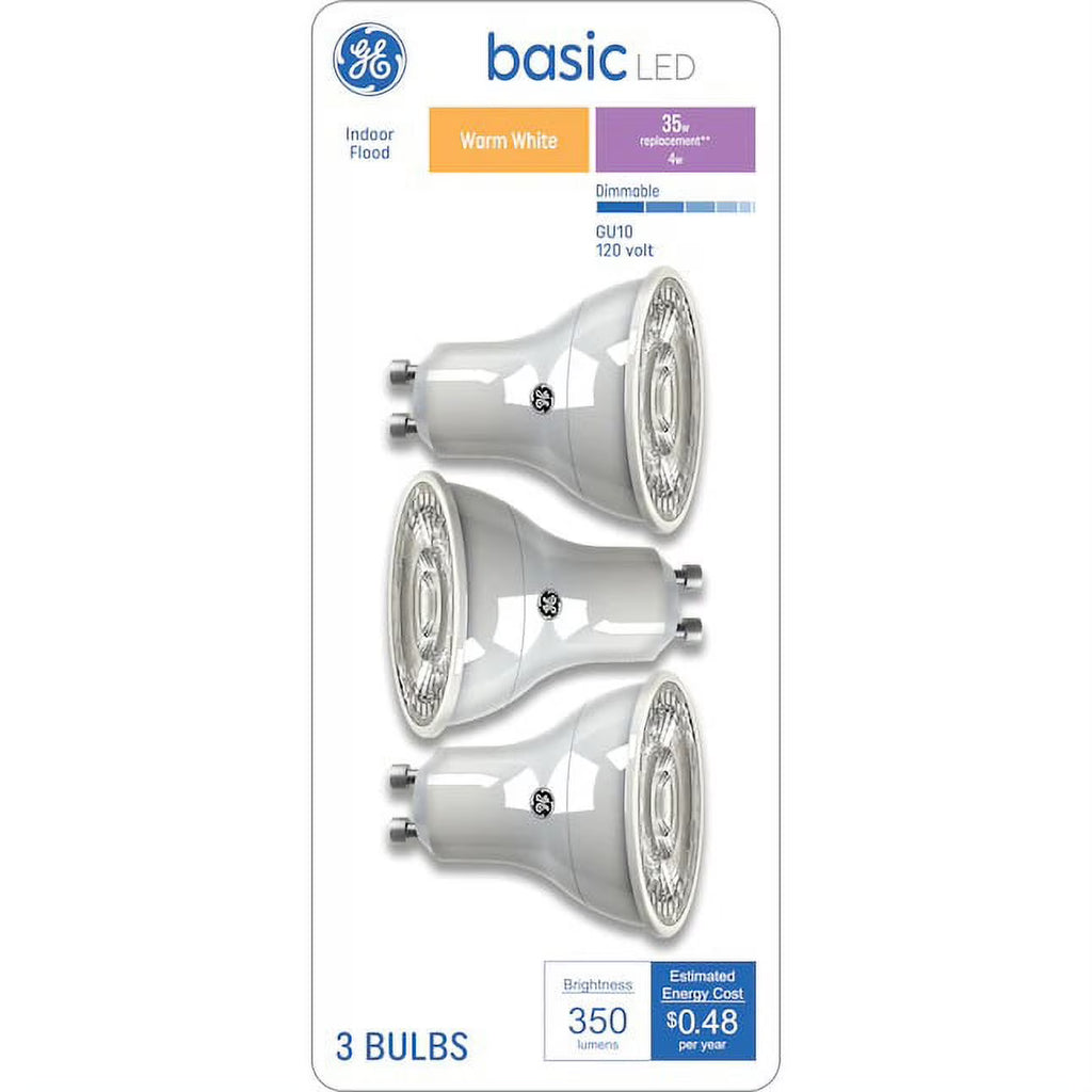 35-Watt EQ LED MR16 Warm White Dimmable Flood Light Bulb 3-Pack S38307
