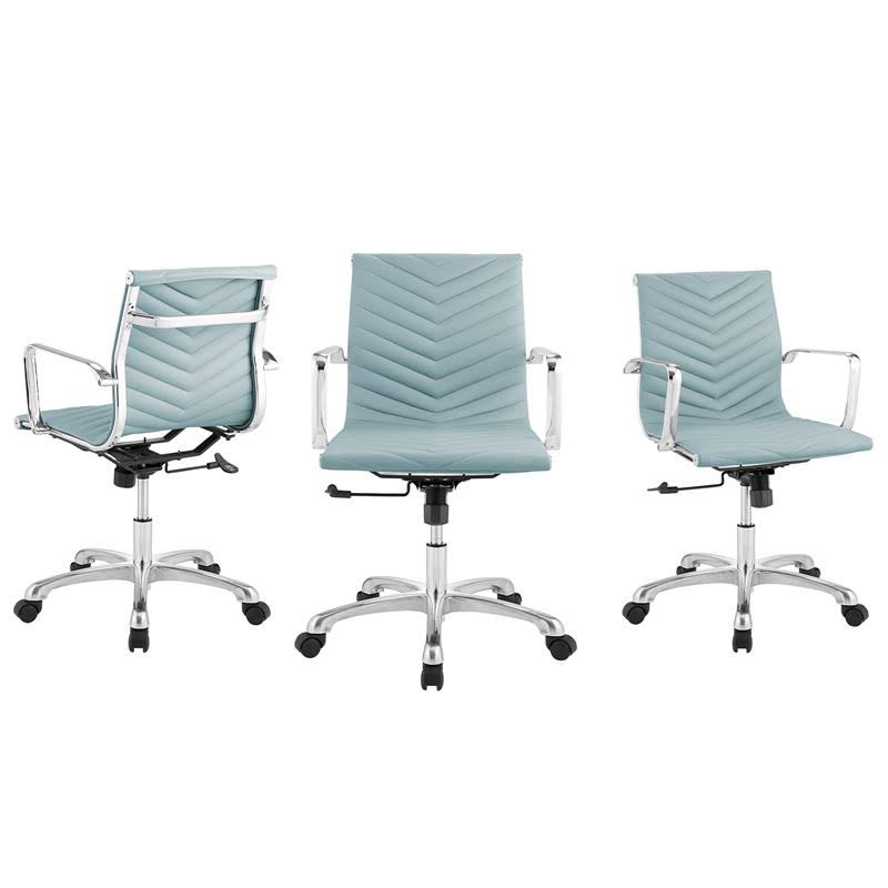 Light Blue Adjustable Office Chair W281