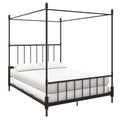 White Queen Canopy Poster Bed Frame D1890