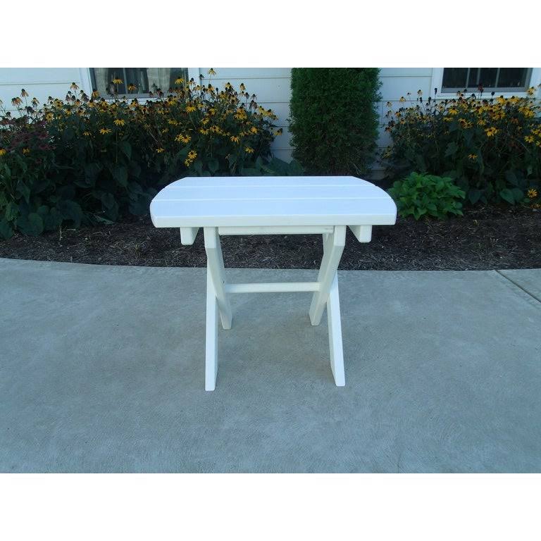 Lime Green Recycled Poly Lumber Folding End Table G378