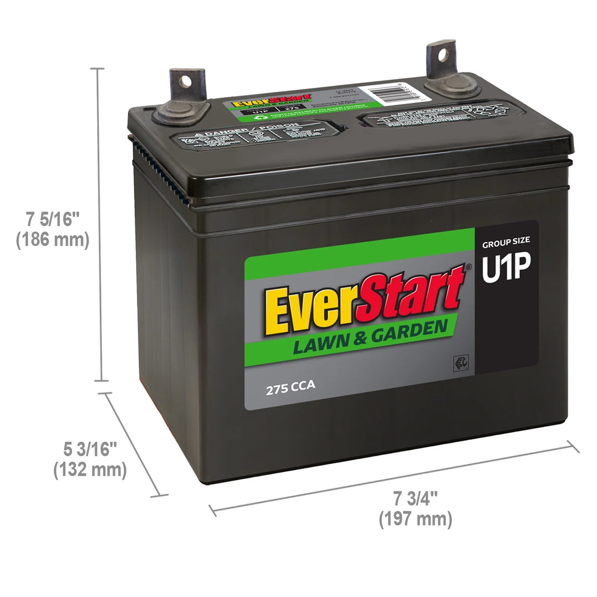 Lead Acid Battery Group Size U1P 12 Volt 275 CCA F644024