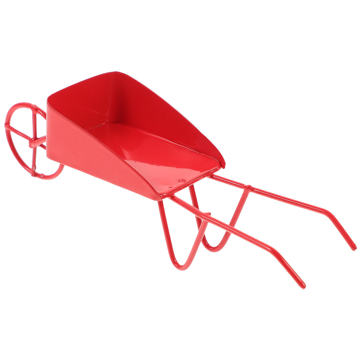 Mini Vintage Metal Wheelbarrow Prop T671902