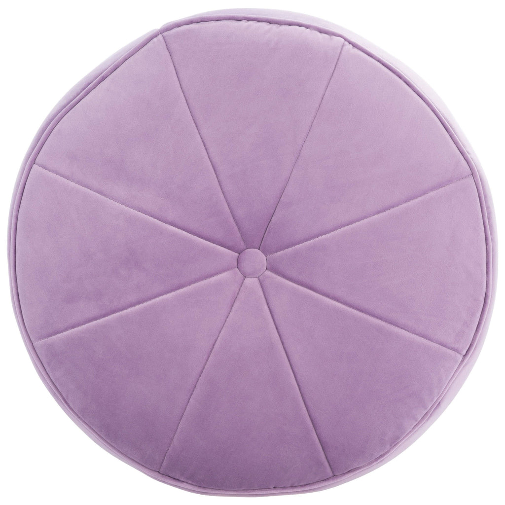 Lilac Cylinder Ottoman A53355