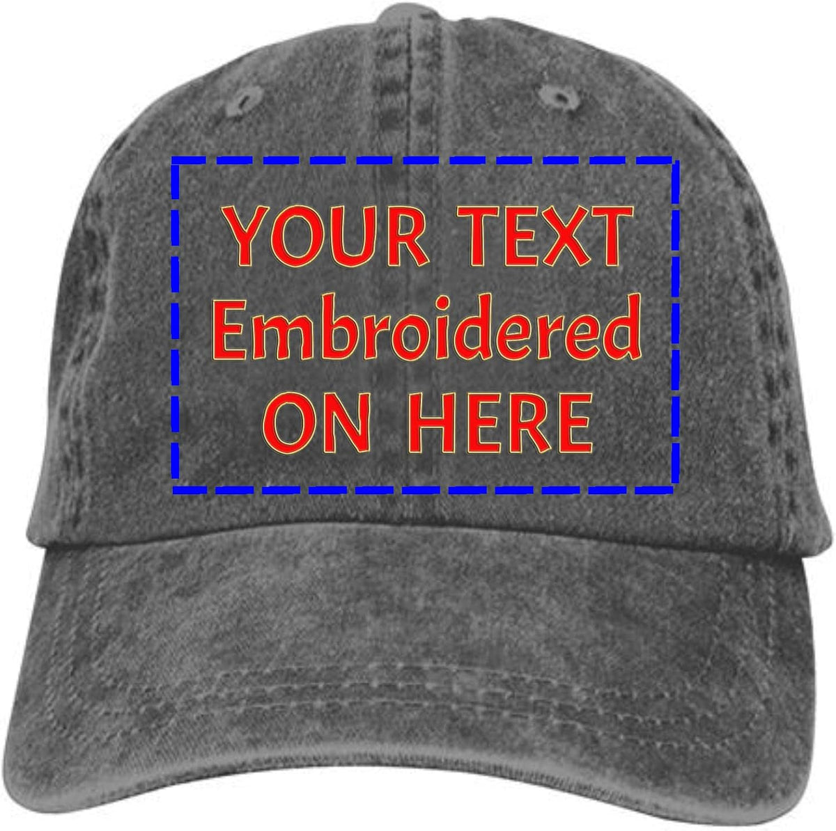 Embroidered Dad Hat with Strap Closure U830