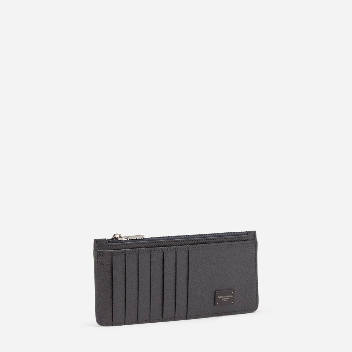 Gray Logo Card Case Z48571
