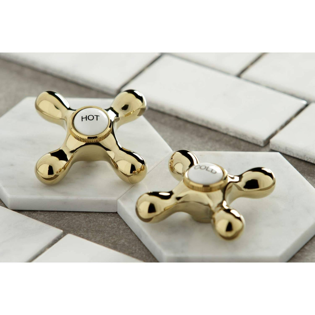 Polished Brass Wall Mount Bathroom Faucet M969399