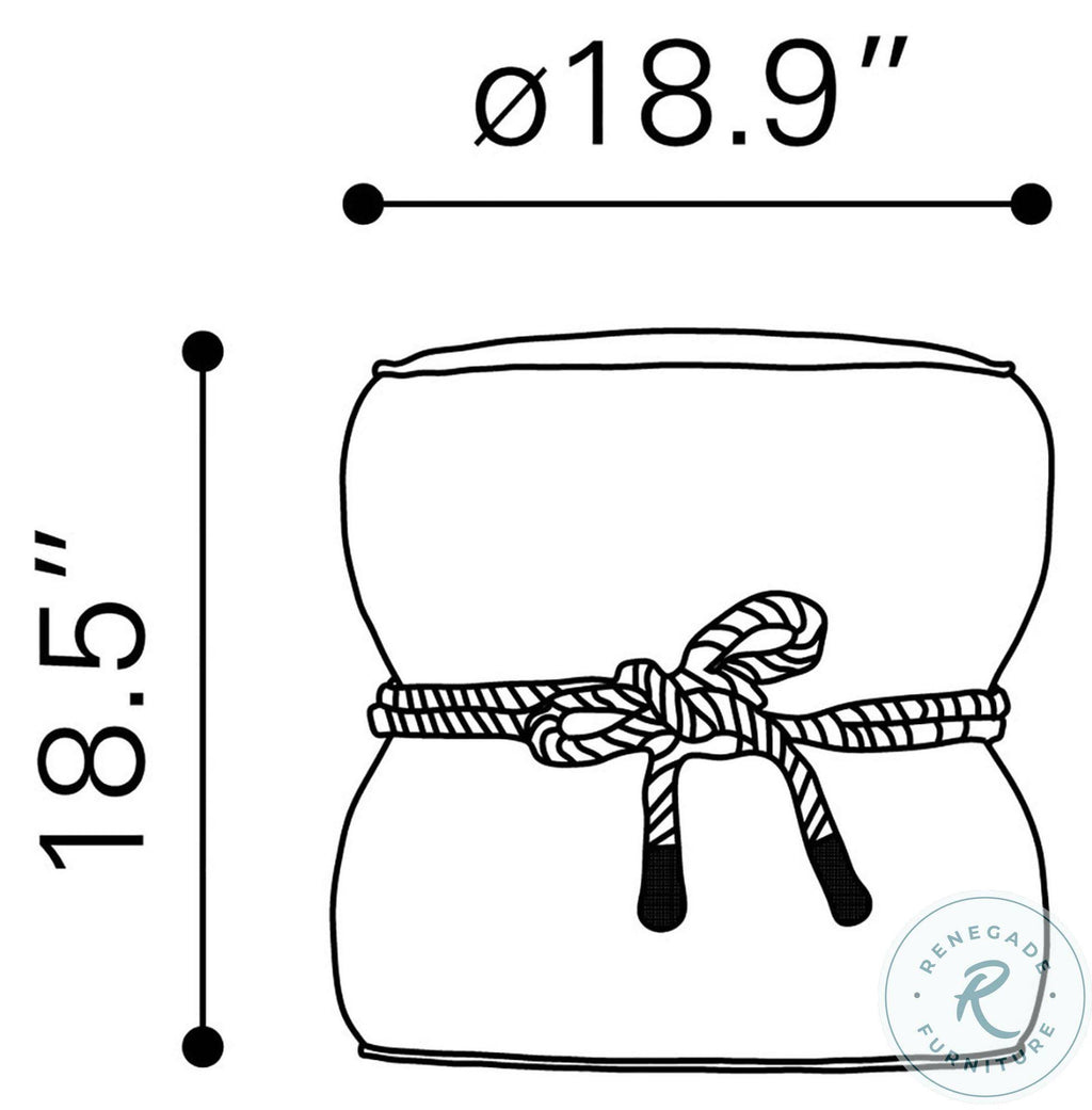 Orange Ottoman R3553