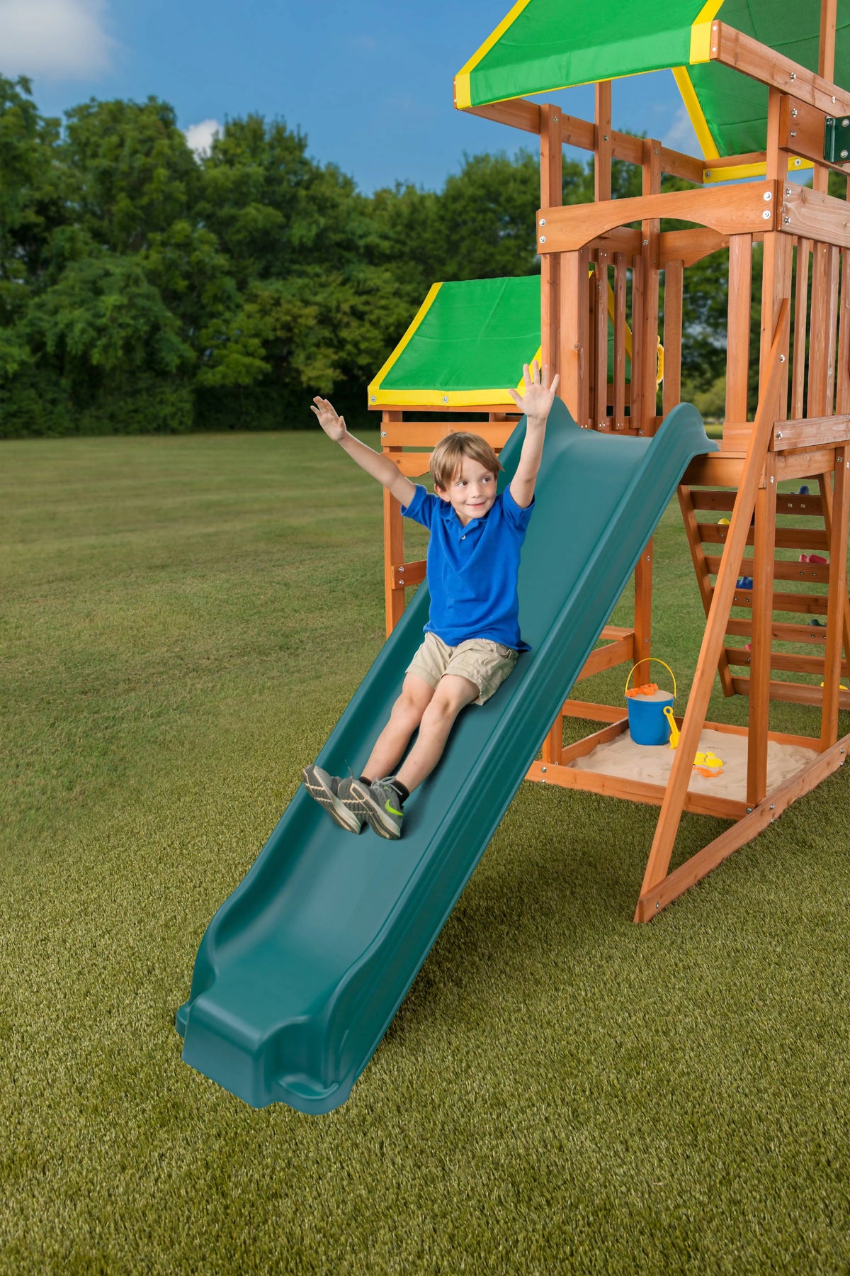 Wooden Swing Playset I245392