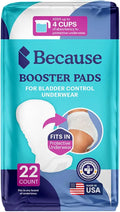 Incontinence Booster Pads for Adult Diapers, 22 Count W628