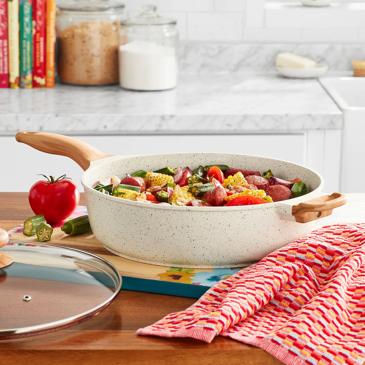 6-Quart Cast Aluminum Saute Pan S5616