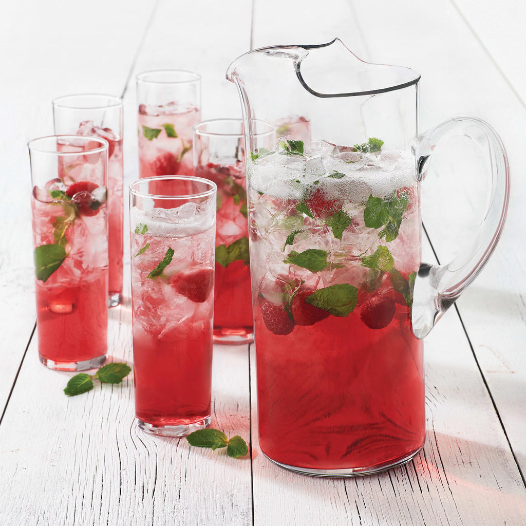 6 Highball Glasses and Pitcher Set M768724