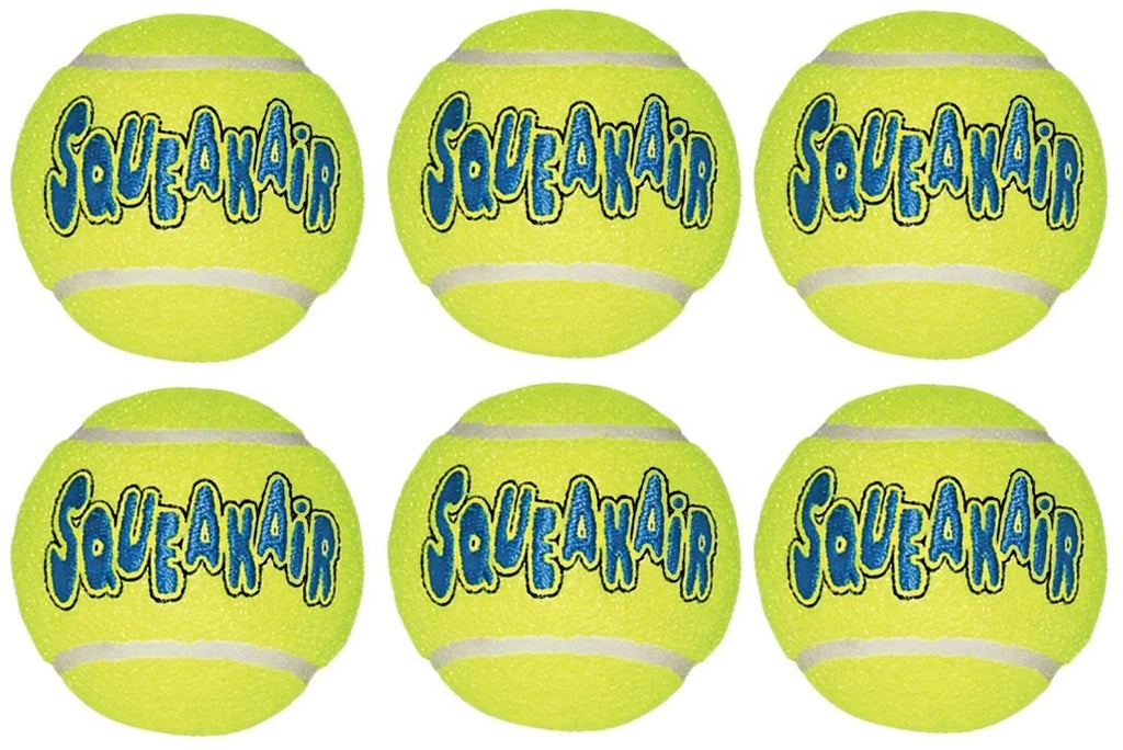 Yellow Tennis Ball Dog Toy 6 Count N91099