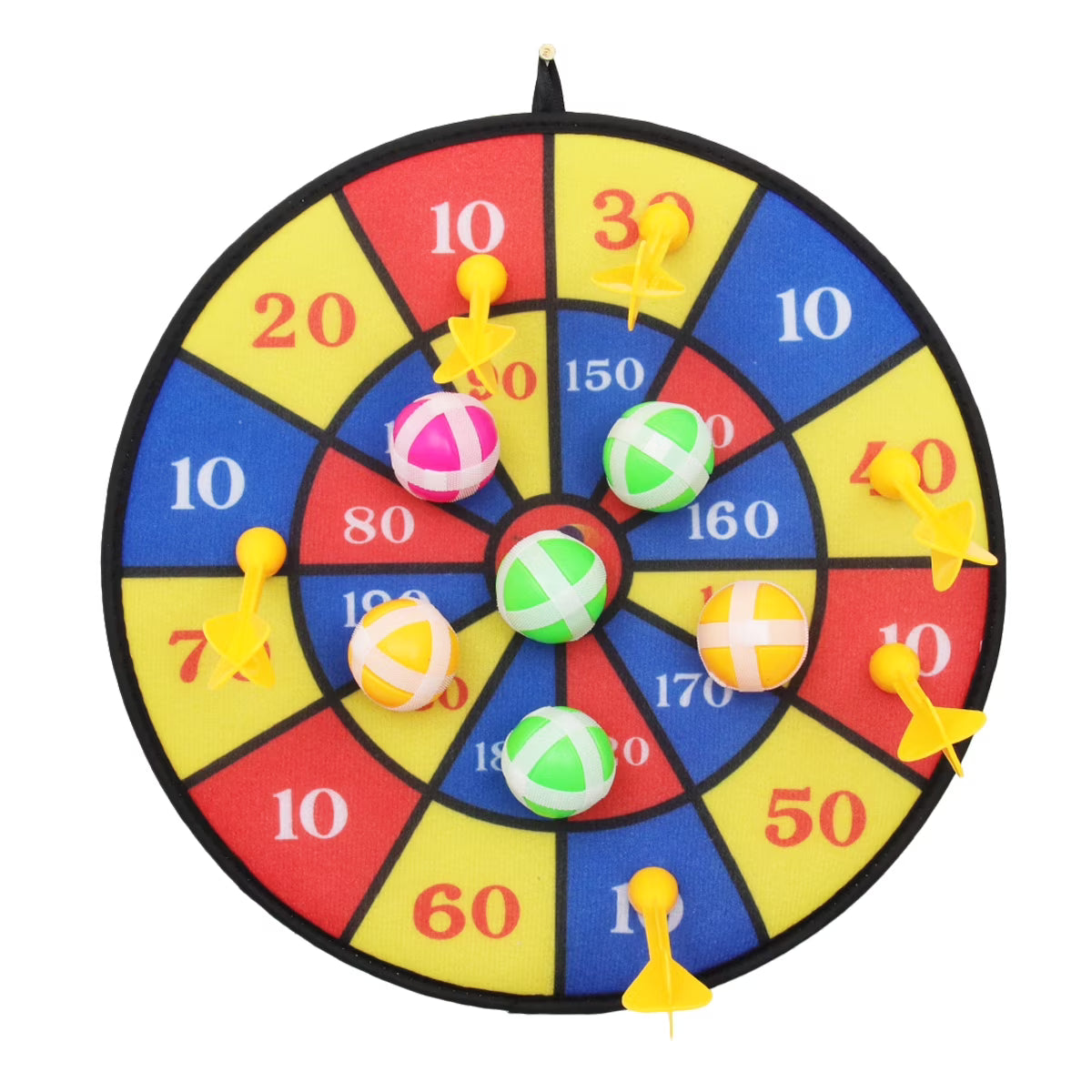 Flocking Dart Board with 4pcs Darts Dartboard Set K831568
