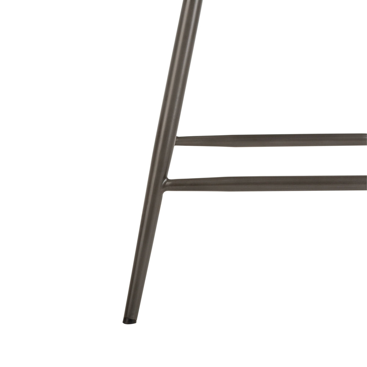 Camel Leather Tufted Swivel Counter Stool Set of 2 B462