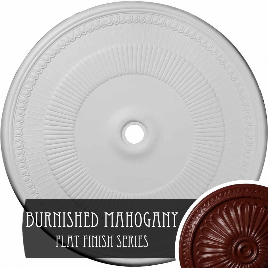 51 1/8x22OD x 3 5/8x22ID x 1 1/2x22P Ceiling Medallion Brushed Mahog Z953