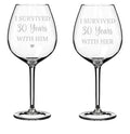 Set of 2 20 oz Wine Glass Goblet D2446
