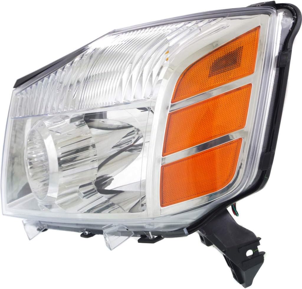 Driver Side Halogen Headlight for Nissan Titan 2004-2007 B6379