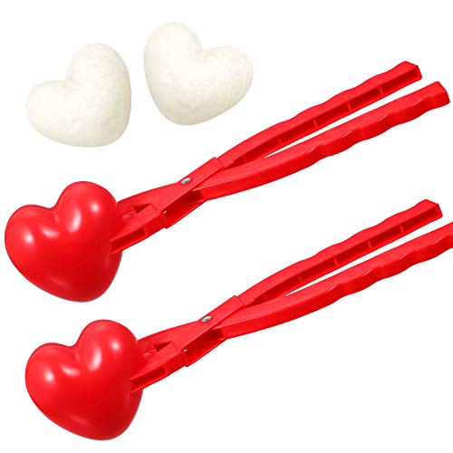 Heart Snowball Maker with Handle Plastic V460